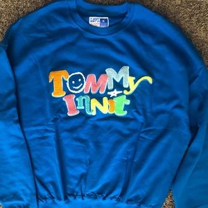 Official TommyInnit Blue XL Crewneck Merch